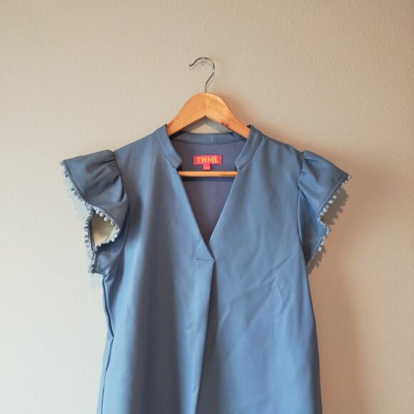 THML Blue Mini Dress - Picture 6 of 6